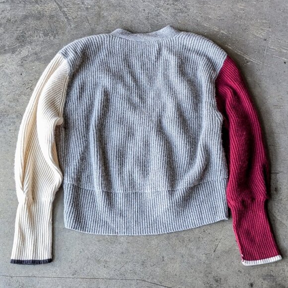 BLDWN Sparrow Cardigan in Grey Multi Wool Cashmere medium - Picture 9 of 9